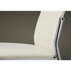 vidaXL Sillas-Sillas de comedor 2 unidades cuero sintético