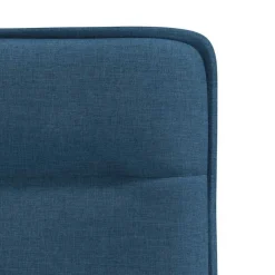 vidaXL Sillas de comedor 4 unidades tela Azul Clearance