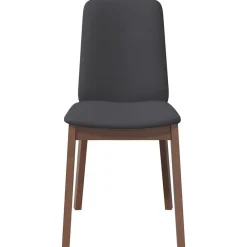 vidaXL Sillas de comedor con cojines 2 uds madera maciza marrón caucho Marrón y negro Best