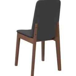 vidaXL Sillas de comedor con cojines 2 uds madera maciza marrón caucho Marrón y negro Best
