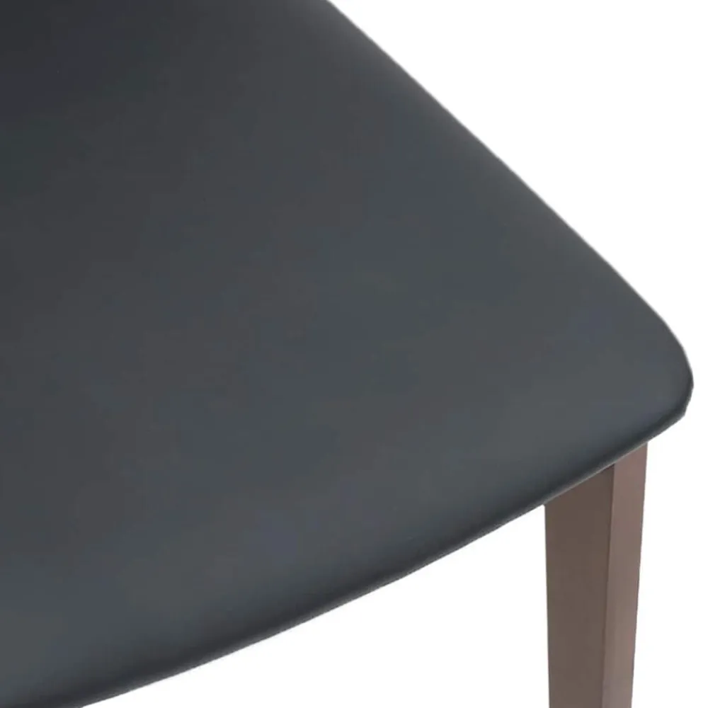 vidaXL Sillas de comedor con cojines 2 uds madera maciza marrón caucho Marrón y negro Best
