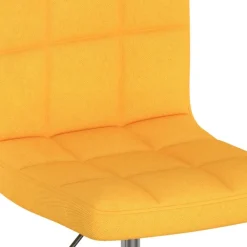 vidaXL Sillas-Sillas de comedor giratorias 2 unidades tela