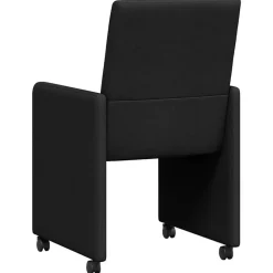vidaXL Sillas-Sillas de Comedor con Ruedas 2 pcs 57 x 66 x 94 cm tela