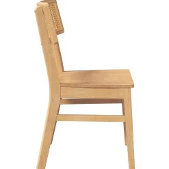 vidaXL Sillas-Sillas de comedor 2 unidades madera maciza de caucho