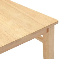 vidaXL Sillas-Sillas de comedor 2 unidades madera maciza de caucho