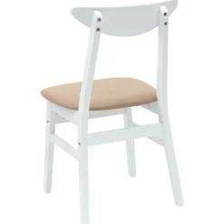 vidaXL Sillas de comedor 2 pcs 42 x 47.5 x 81 cm y marr&oacute;n Sale