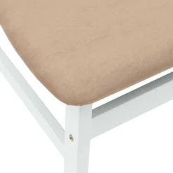 vidaXL Sillas de comedor 2 pcs 42 x 47.5 x 81 cm y marr&oacute;n Sale
