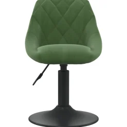 vidaXL Sillas-Sillas de comedor giratorias 2 unidades terciopelo