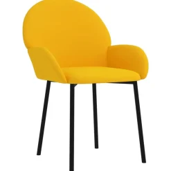 vidaXL Sillas-Sillas de comedor 2 unidades terciopelo