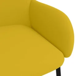 vidaXL Sillas-Sillas de comedor 2 unidades terciopelo