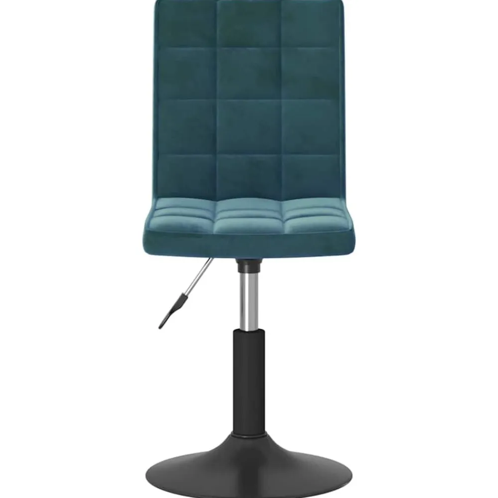 vidaXL Sillas-Sillas de comedor giratorias 2 uds terciopelo