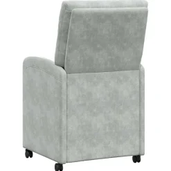 vidaXL Sillas-Sillas de Comedor con Ruedas 2 pcs 58 x 67 x 97 cm