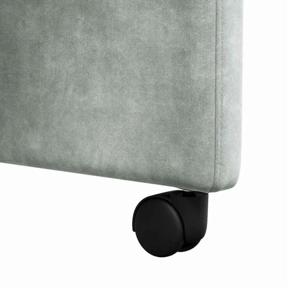 vidaXL Sillas-Sillas de Comedor con Ruedas 2 pcs 58 x 67 x 97 cm