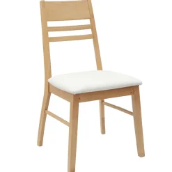 vidaXL Sillas de comedor 2 pcs Natural 43 x 54 x 89 cm Natural y Hot