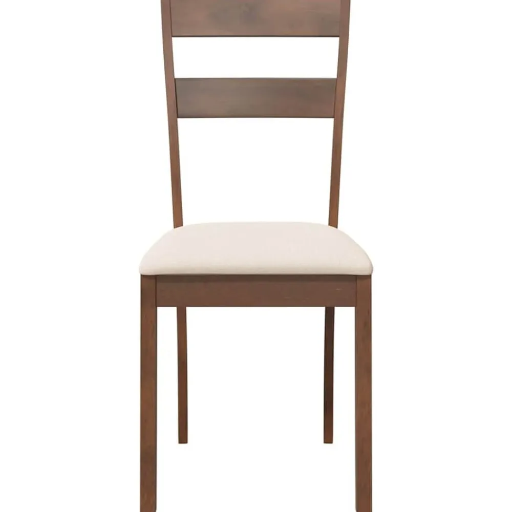 vidaXL Sillas-Sillas de comedor con cojines 2 uds madera maciza marrón caucho