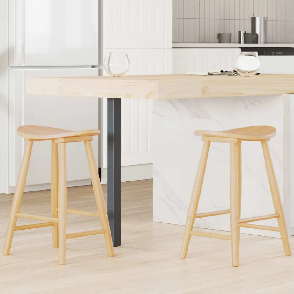 vidaXL Sillas-Sillas de comedor 2 pcs 46 x 37 x 63 cm