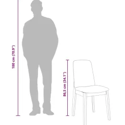 vidaXL Sillas de comedor con cojines 2uds madera maciza blanco caucho Blanco y marrón Best