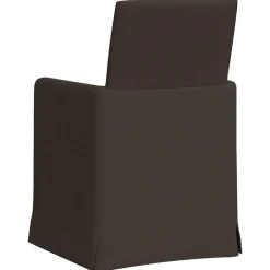 vidaXL Sillas-Sillas de comedor 2 pcs 57 x 67 x 95 cm Lino
