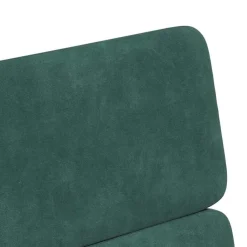 vidaXL Sillas de Comedor con Ruedas 2 pcs 58 x 65 x 98 cm Verde oscuro Clearance