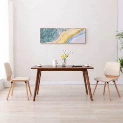 vidaXL Sillas de comedor 2 unidades cuero sintético crema marr&oacute;n claro y crema