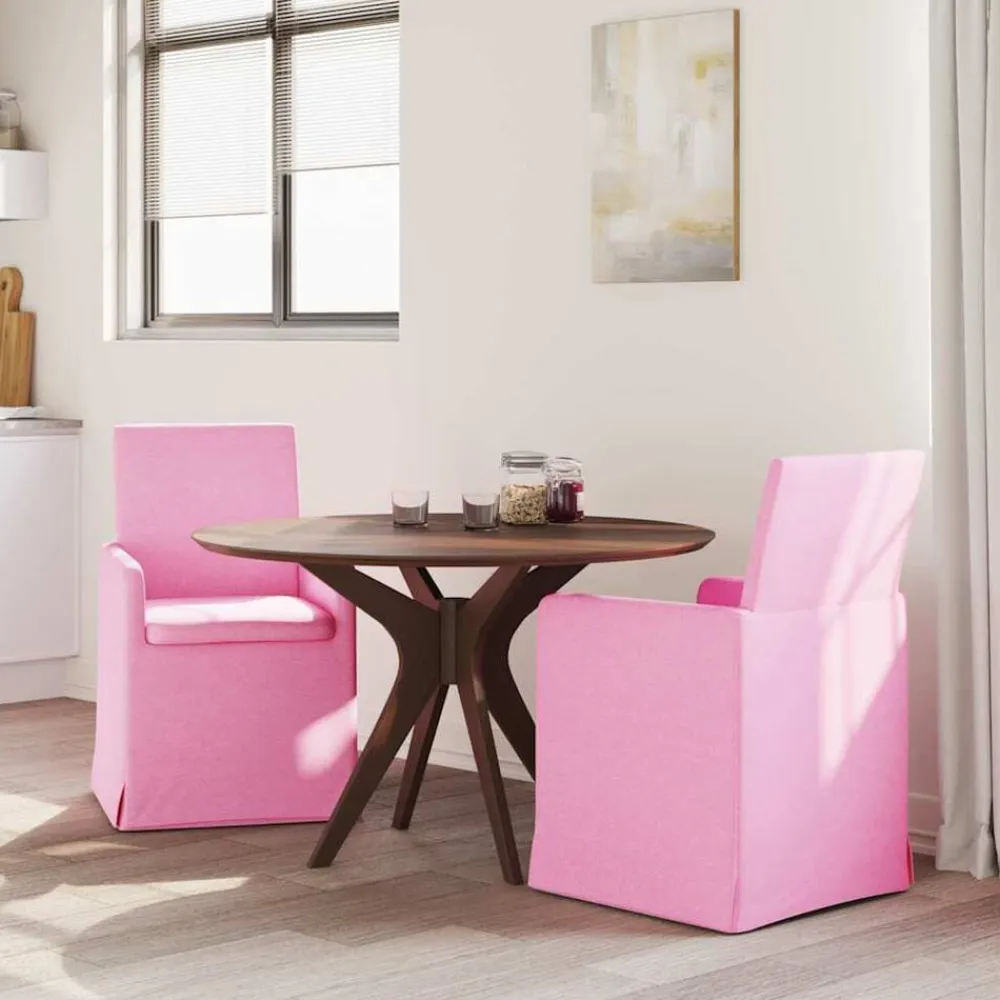 vidaXL Sillas-Sillas de comedor 2 pcs 57 x 67 x 95 cm tela