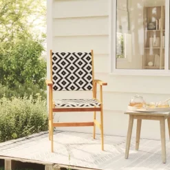 vidaXL Muebles De Jardín-Sillas de jardín 2 unidades madera maciza de acacia