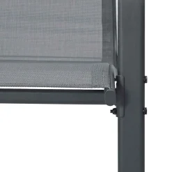 vidaXL Muebles De Jardín-Sillas de jardín apilables 2 unidades textilene