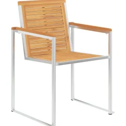 vidaXL Muebles De Jardín-Sillas de jardín con cojines 2 uds madera maciza teca y acero