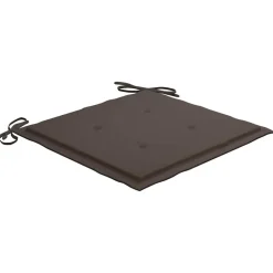vidaXL Muebles De Jardín-Sillas de jardín con cojines 2 uds madera maciza teca y acero
