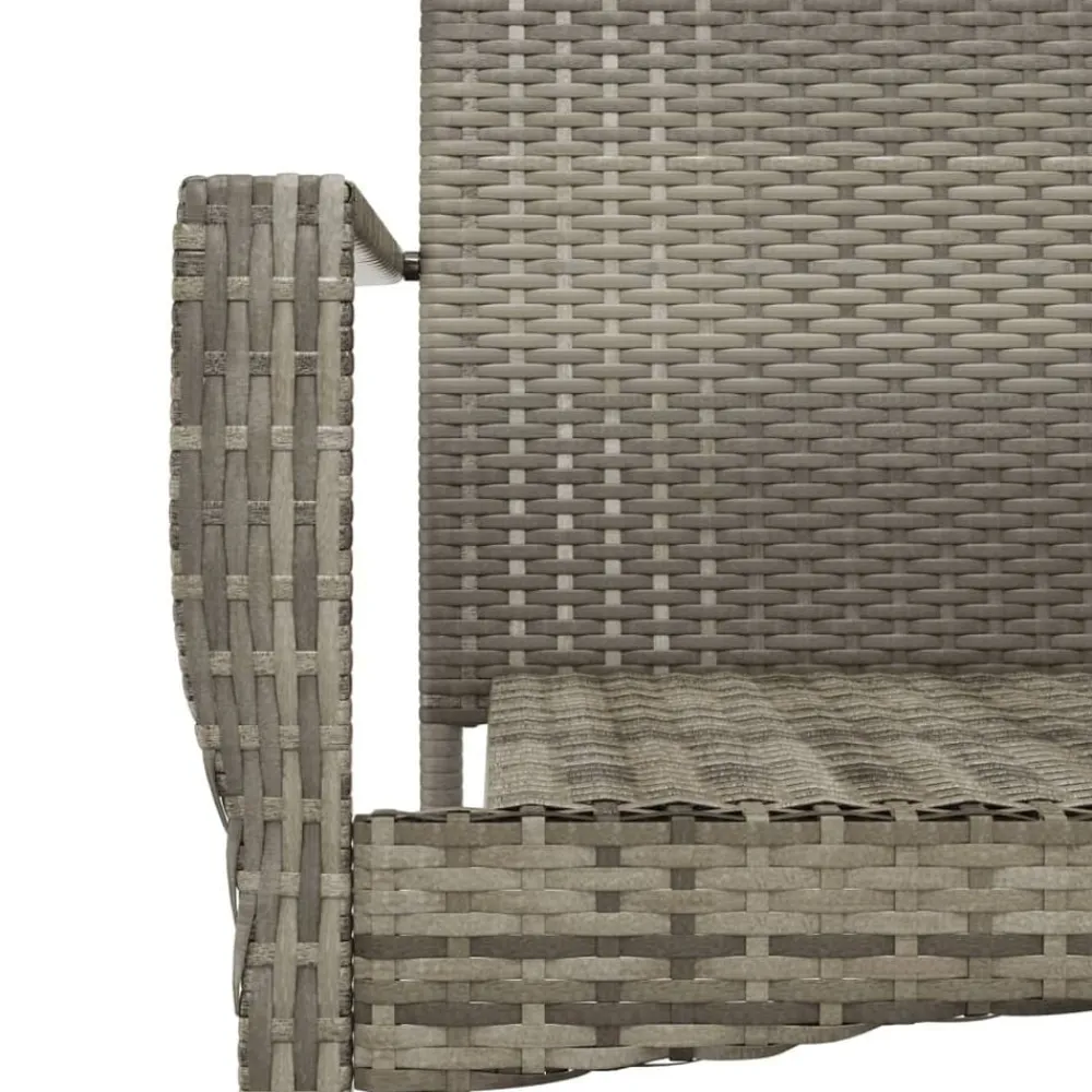 vidaXL Muebles De Jardín-Sillas de jardín con cojines 2 unidades ratán sintético