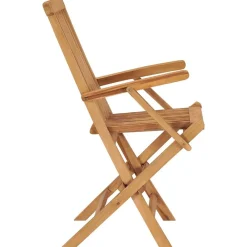vidaXL Muebles De Jardín-Sillas de jardín plegables 2 unidades madera maciza de teca
