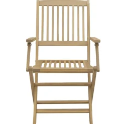 vidaXL Muebles De Jardín-Sillas de jardín plegables 2 uds madera acacia 54x61x88 cm