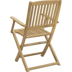 vidaXL Muebles De Jardín-Sillas de jardín plegables 2 uds madera acacia 54x61x88 cm