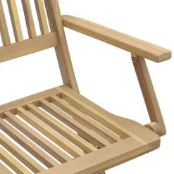 vidaXL Muebles De Jardín-Sillas de jardín plegables 2 uds madera acacia 54x61x88 cm