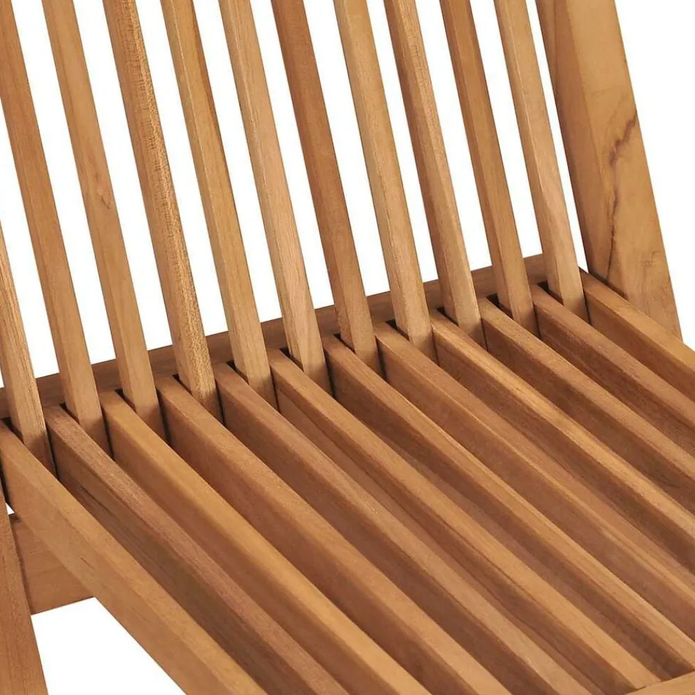 vidaXL Sillas de jardín plegables 2 unidades madera maciza de teca Outlet