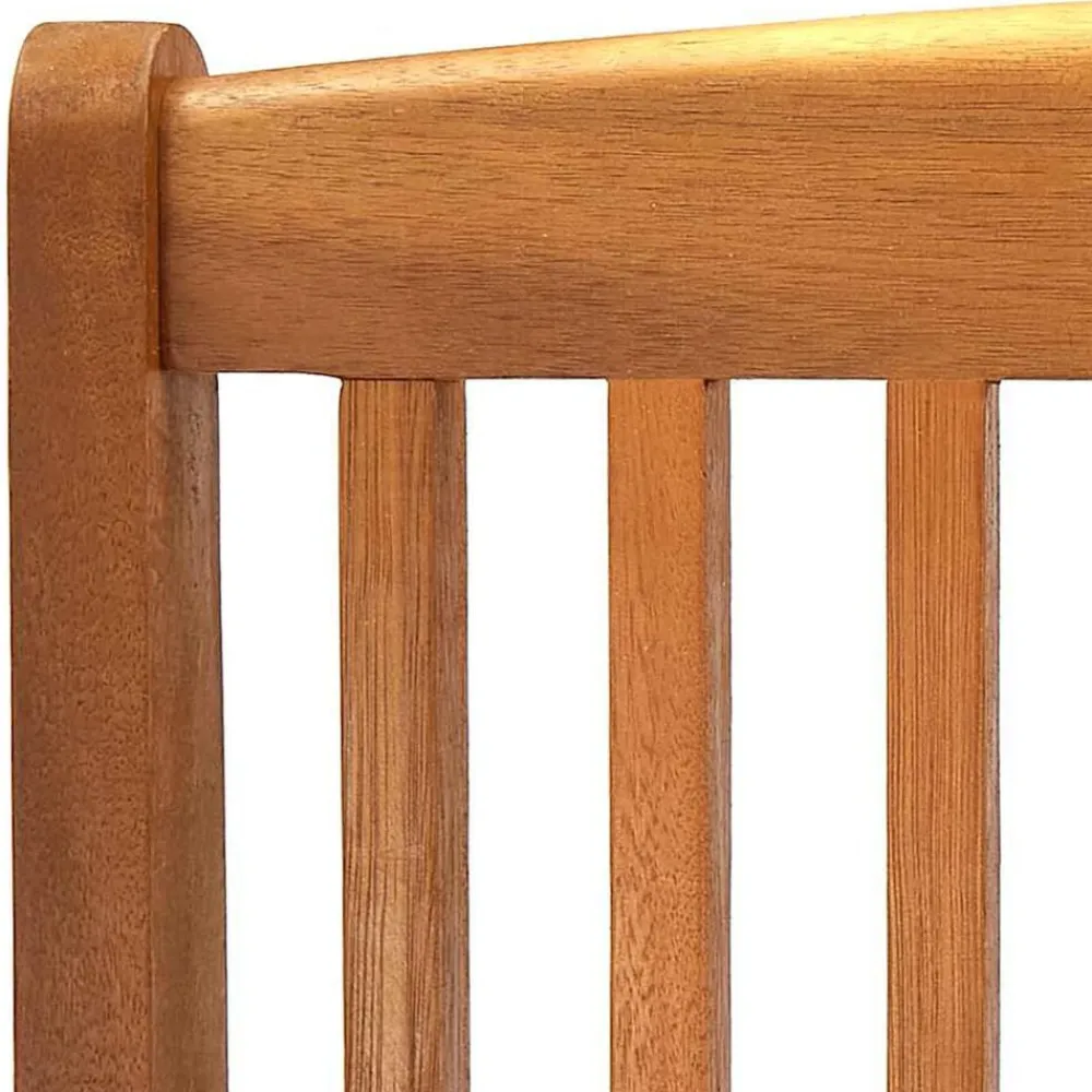 vidaXL Sillas de jardín plegables 2 unidades madera maciza de acacia Marrón
