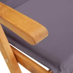 vidaXL Muebles De Jardín-Sillas de jardín reclinables 2 uds madera acacia maciza marrón