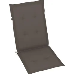 vidaXL Muebles De Jardín-Sillas de jardín reclinables 2 uds madera maciza acacia cojines