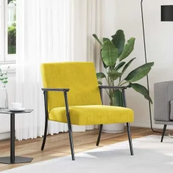 vidaXL Sillas-sillón 59 x 75 x 78 cm Terciopelo