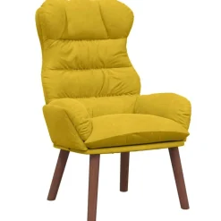 vidaXL sillón 69 x 74 x 93 cm Terciopelo Amarillo Hot