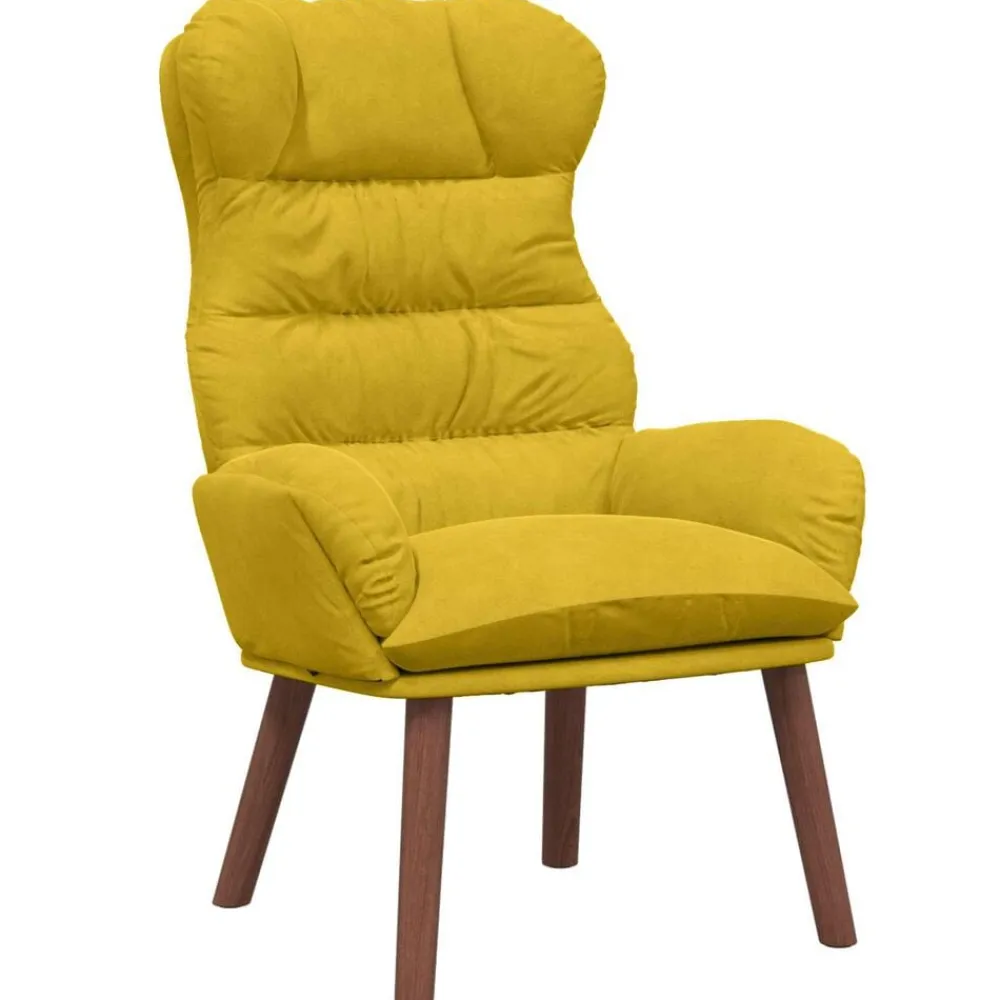 vidaXL sillón 69 x 74 x 93 cm Terciopelo Amarillo Hot