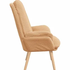 vidaXL Sillas-sillón 69 x 74 x 93 cm Tela Sherpa