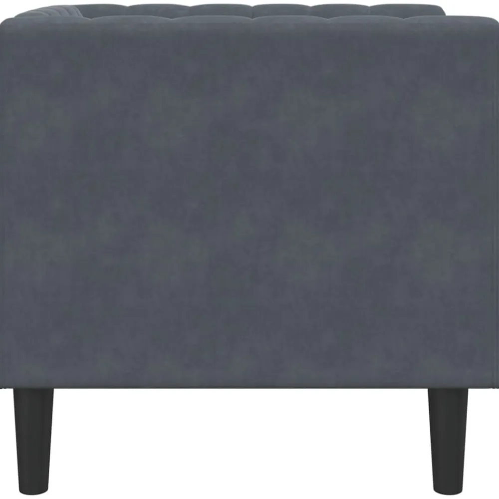 vidaXL Sofás-Sillón Chesterfield de terciopelo