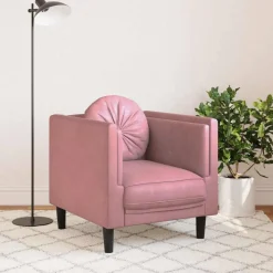 vidaXL Sofás-Sillón con cojín terciopelo