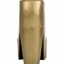 vidaXL Sillón con forma de zapato de tacón cuero sintético Dorado Online