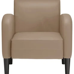 vidaXL Sillas-Sillón con reposabrazos 54 cm cuero sintética