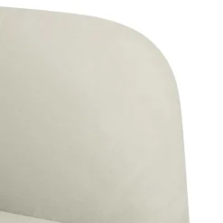vidaXL Sillón con reposabrazos en terciopelo color 54 cm Crema Discount
