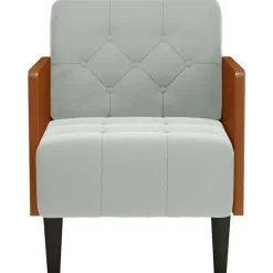 vidaXL Sillas-Sillón con reposabrazos Terciopelo 55 cm