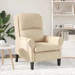 vidaXL Sillas-sillón 76 x 94 x 102 cm Microfibra