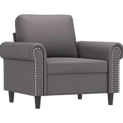vidaXL Sofás-Sillón cuero sintético 60 cm